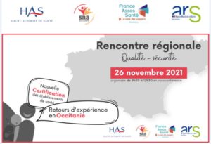 Rencontre régionale “Qualité – sécurité des soins en établissement de santé”
